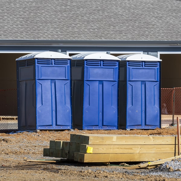 how often are the porta potties cleaned and serviced during a rental period in Tampa